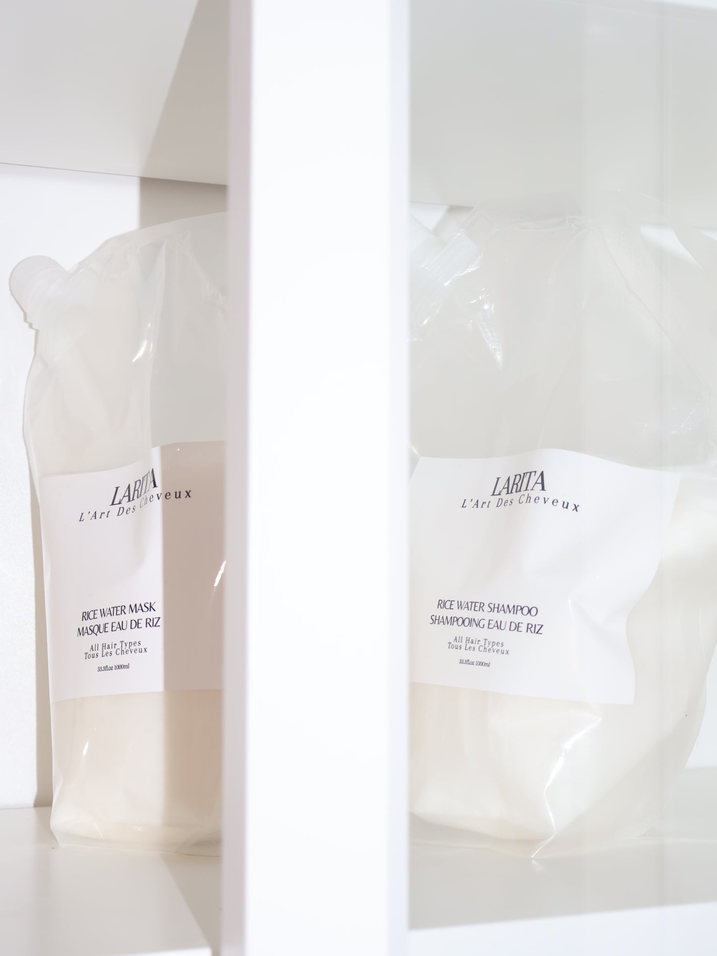 Duo— 1-litre Refill Shampoo & Mask Rice Water